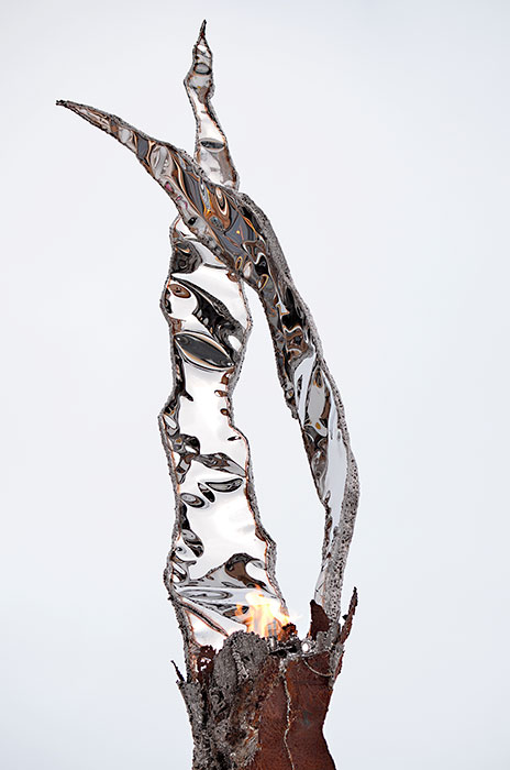 ethanol torch sculpture