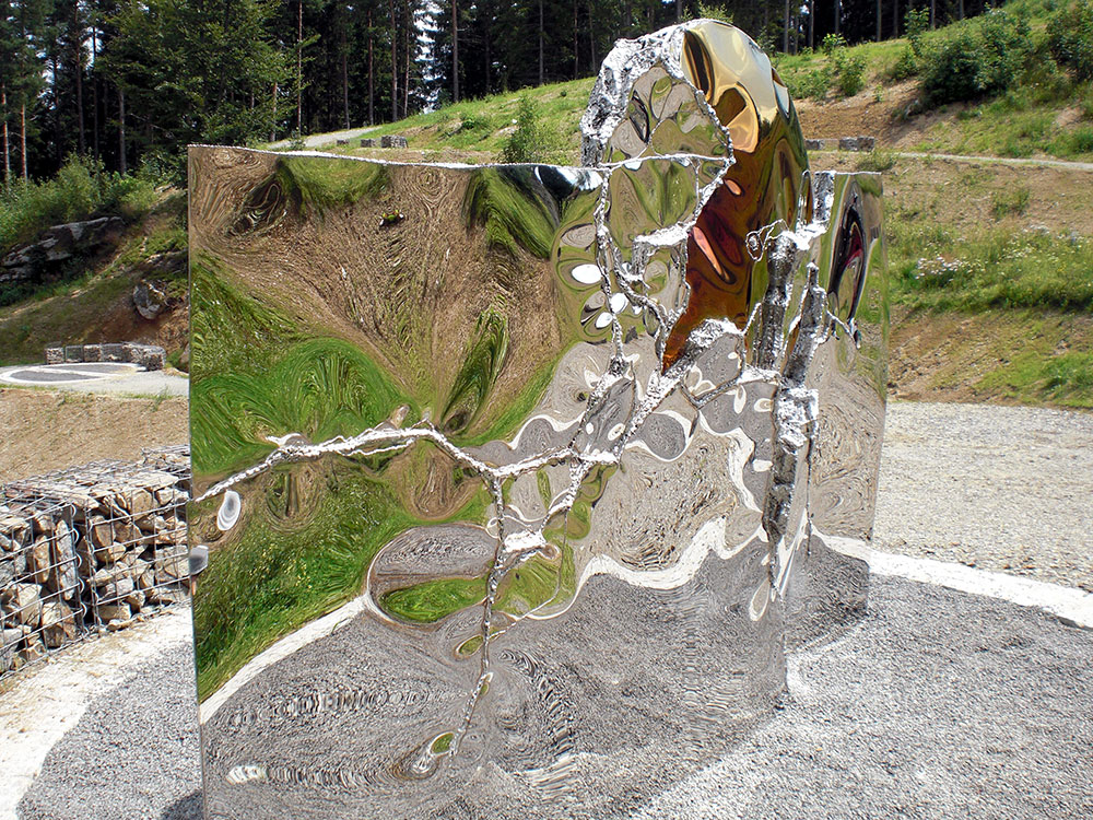 modern garden sculpture | sheet metal sculpture